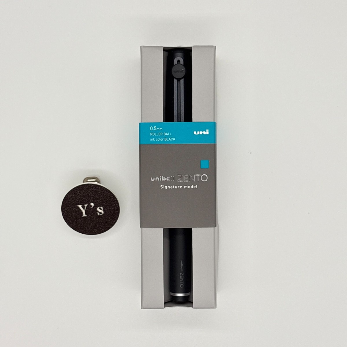 Mitsubishi Pencil Uniball ZENTO Signature Model Set Silver & Black