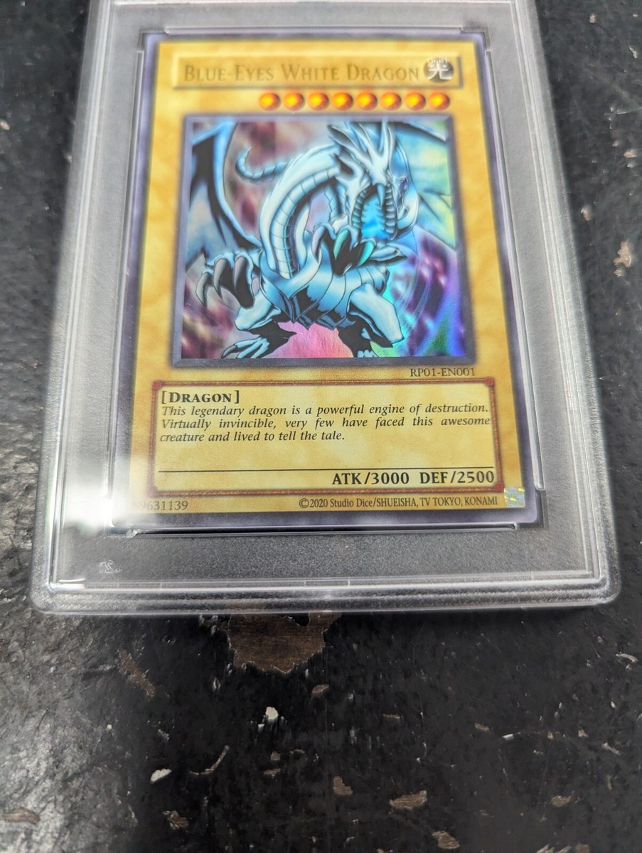 2024 YU-GI-OH! RP01-RETRO PACK #EN001 BLUE-EYES WHITE DRAGON PSA 9