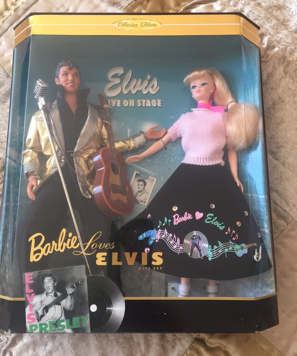 Barbie Loves Elvis Doll Gift Set, 1996 Collector Edition, New In