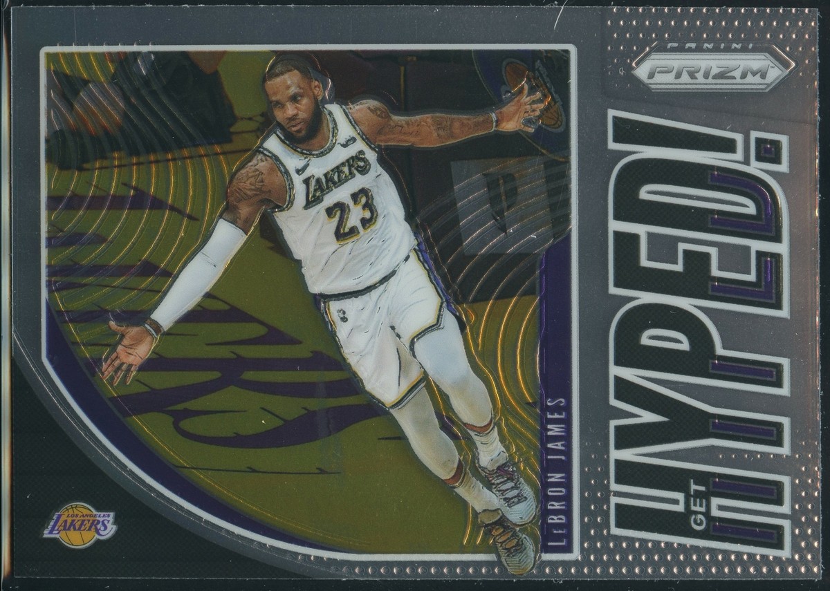 2019-20 Panini Prizm Lebron James Get Hyped Lakers No. 2 | eBay