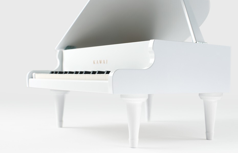 KAWAI Mini Grand Piano White 32 Key Toy Piano Musical Instrument