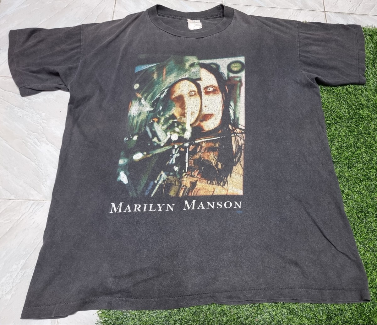 rare Vintage 90s 1997 Marilyn Manson one of the Beautiful People T