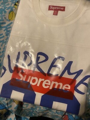 Supreme 99 L/S Football Top Stone 2XL FTP Logo SS24 Ships Fast | eBay