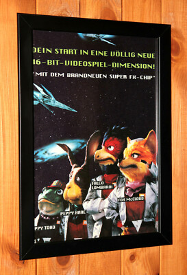 Star Fox Star Fox 64 SNES Nintendo 64 Vintage Rare Promo Poster