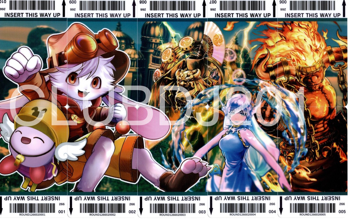 KONAMI GOLD RAILROAD Arcade Coin Pusher Cards - NEW - Round 1