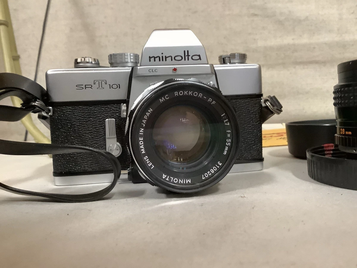 美品 ミノルタSRT101 テレロッコール135ミリF3.5付 Minolta SR-T101