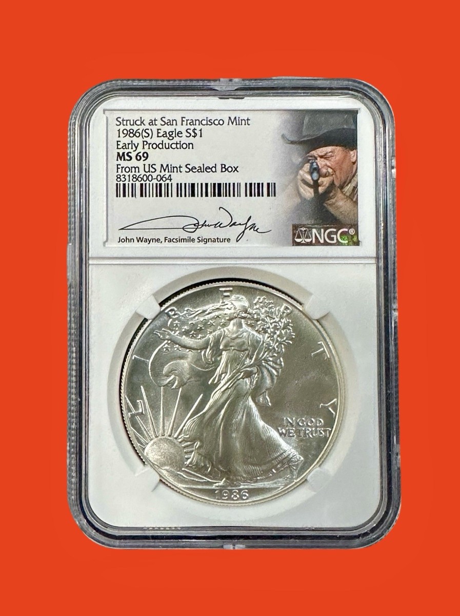 楽天市場】1992 アメリカン シルバー イーグル MS-69 NGC : 世界の紙幣
