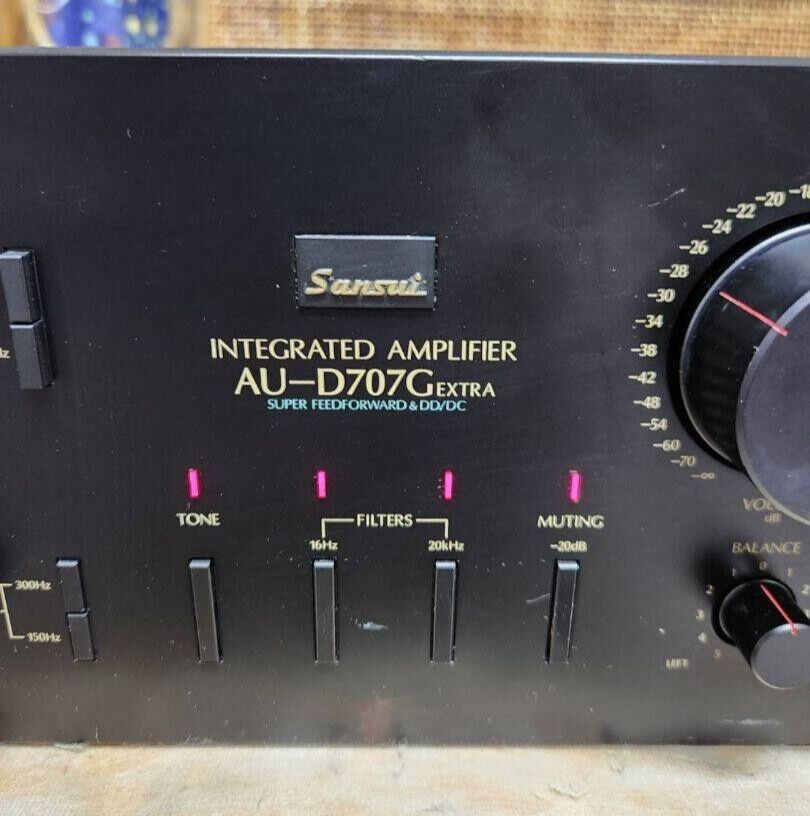 SANSUI Luxury Integrated Amplifier AU-D707G EXTRA Operation