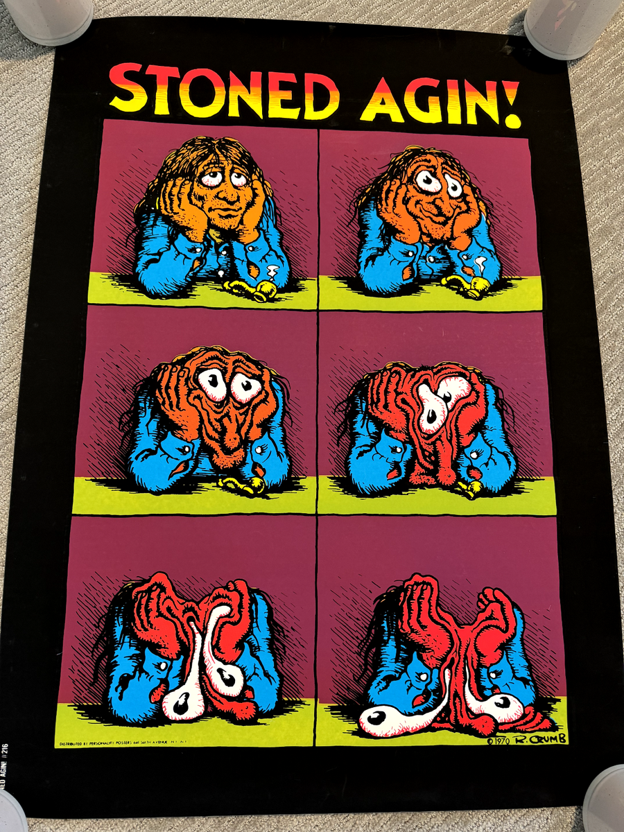 Vintage R. Crumb STONE AGIN! Poster ロバートクラム ビンテージ ポスター