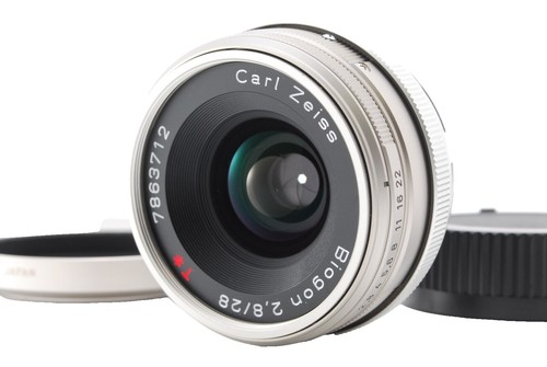 Mint] Contax Carl Zeiss Biogon T* 28mm f2.8 Black G Lens G1 G2