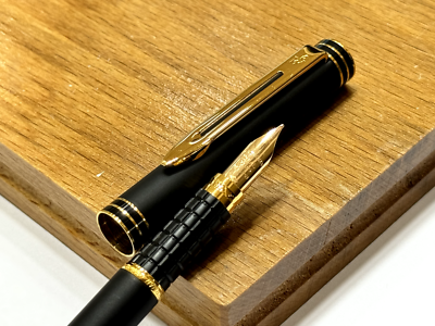ウォーターマン IDEAL 18K 750 ペン先 万年筆 ブラック WATERMAN IDEAL