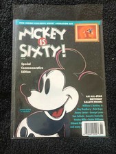 Mickey Is Sixty Magazine 1988 Commemorative Edition EX No Ml