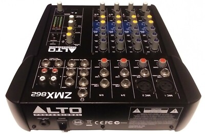 ALTO ZMX862 PROFESSIONAL PASSIVE 6-CHANNEL COMPACT DJ LIVE SOUND