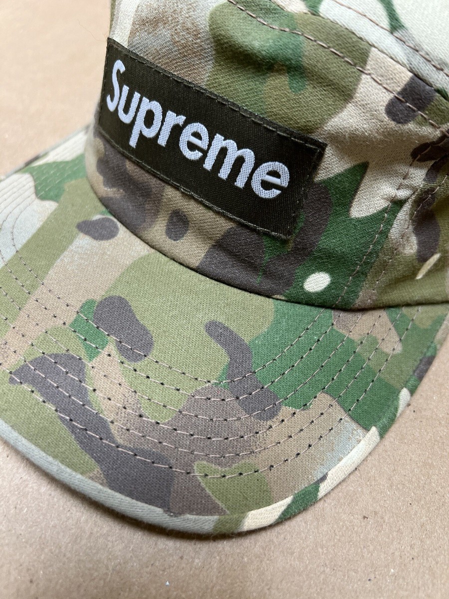 Deadstock Vintage Supreme Camo 5 Panel Camp Cap Hat Early 2000s | eBay