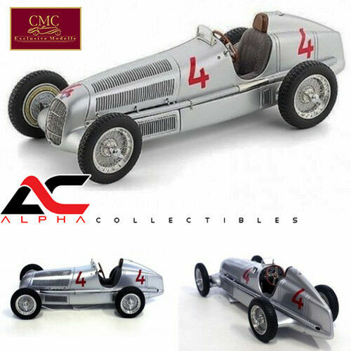 CMC 1:18 Mercedes-Benz W196R Streamliner Race Car Diecast Model