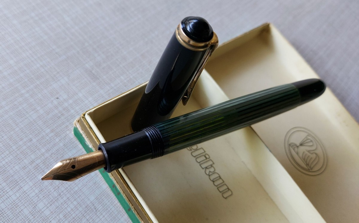 ✒ NICE Pelikan 400 Vintage German Fountain Pen 14C- 585 M Nib | eBay