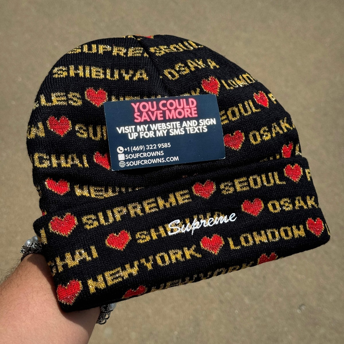 Supreme Hearts Beanie