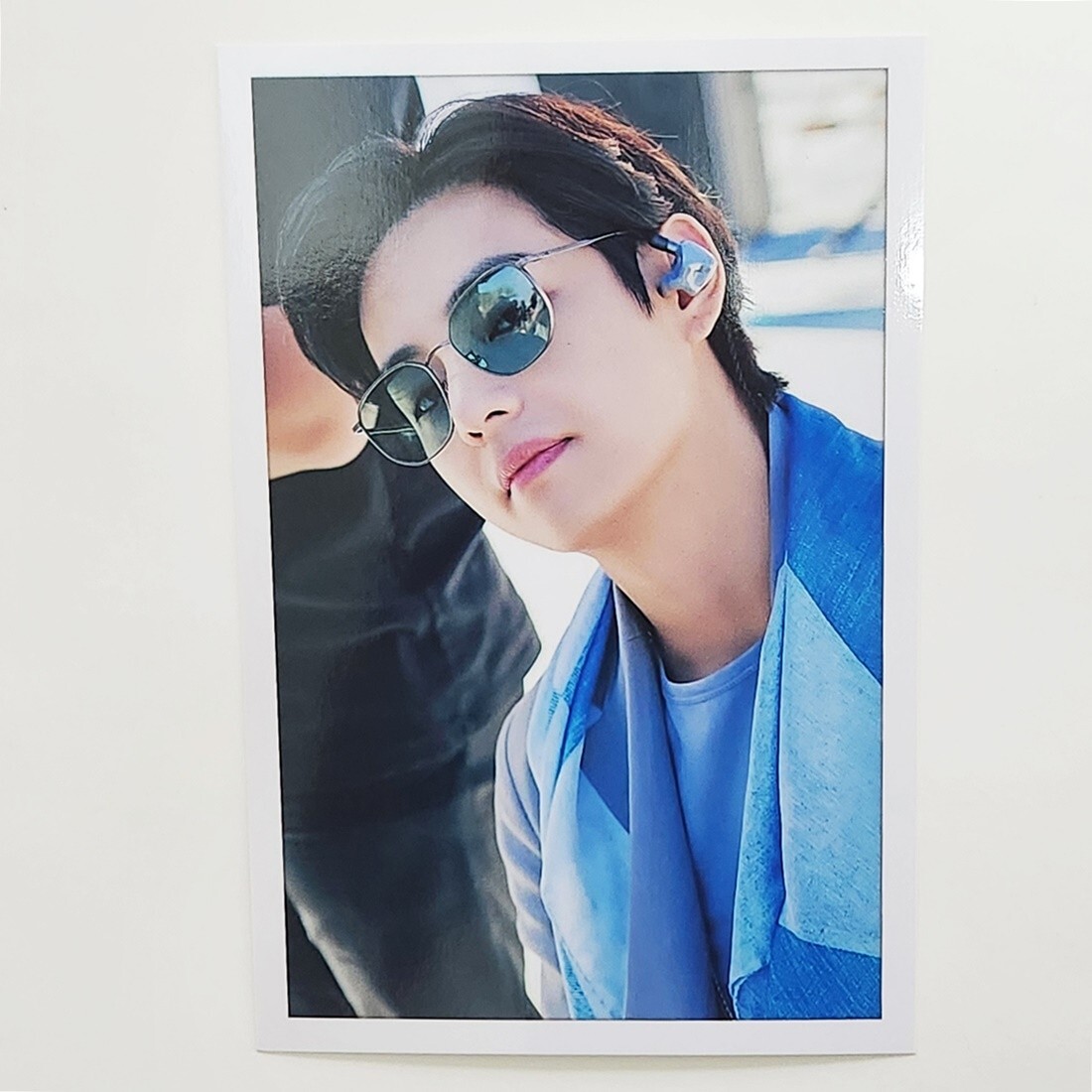 BTS V Taehyung Postcard Photocard Kpop Blue Gift LIMITED EDITION
