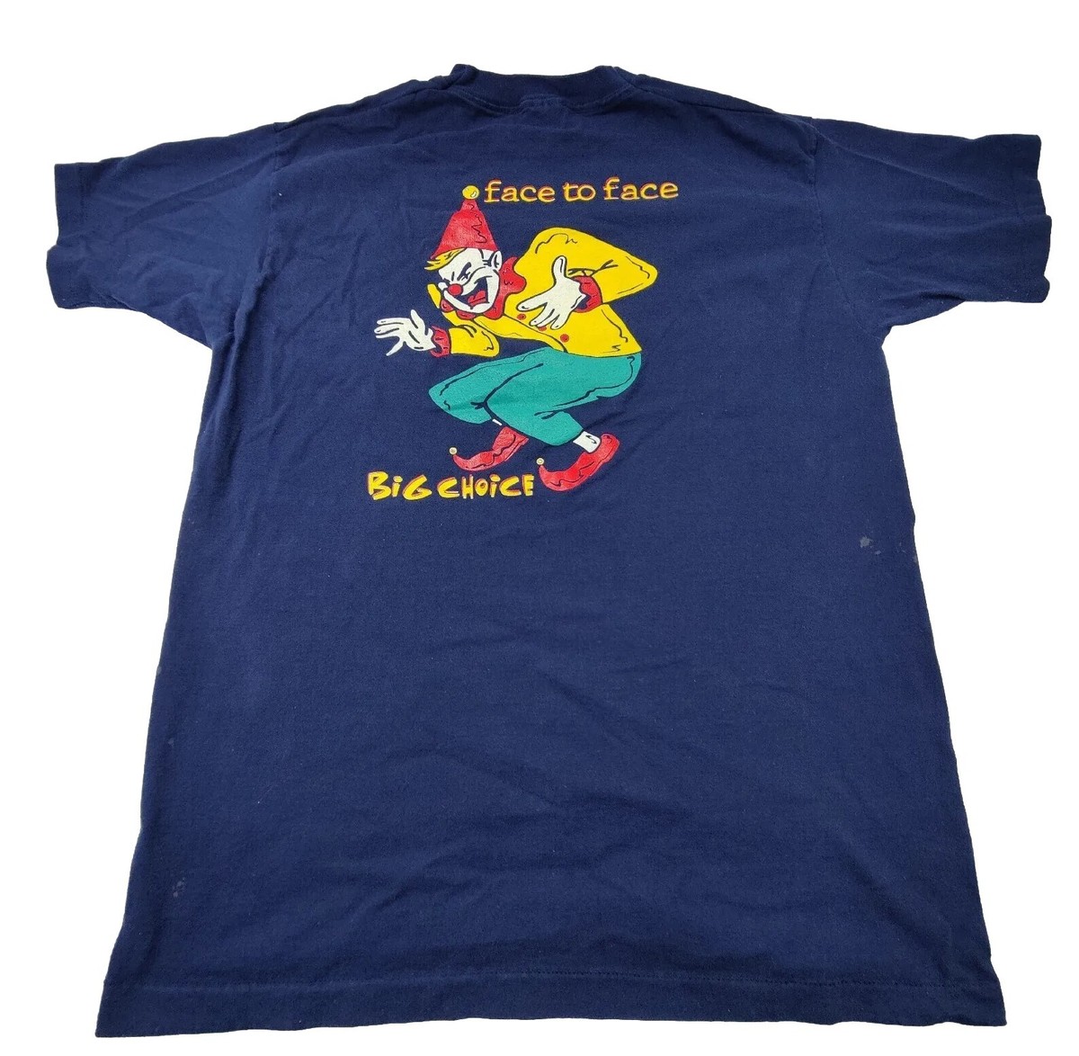 Vintage 90s Face to Face Big Choice Punk Band T-Shirt XL Single