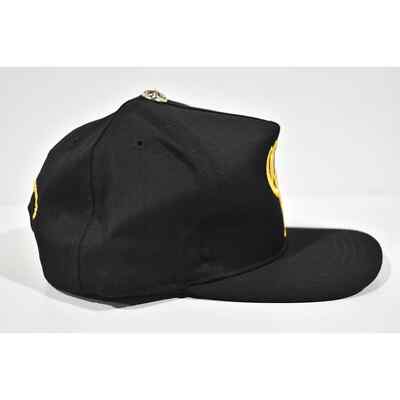 Chrome Hearts CH Logo Trucker Black Yellow Baseball Cap Snapback
