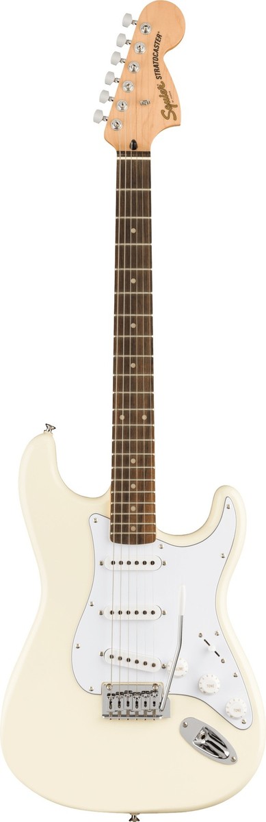 Fender Squier Affinity Stratocaster, Laurel - Olympic White | eBay