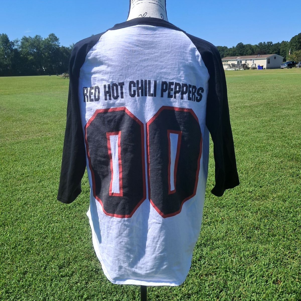 VINTAGE RED HOT CHILI PEPPERS CALIFORNICATION 1999 RAGLAN TEE XL