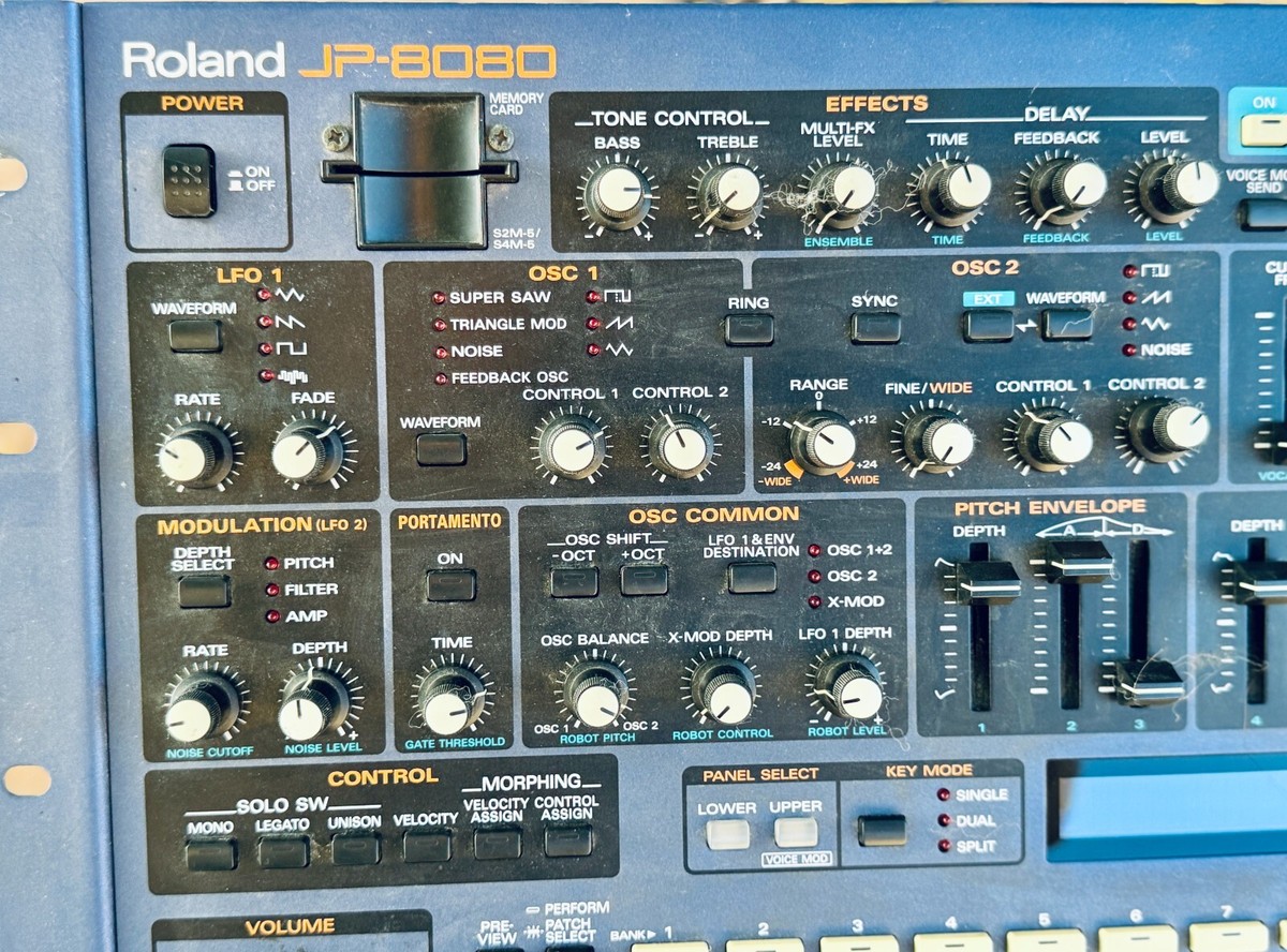 Roland JP-8080 シンセサイザー 美品 元箱付き Roland JP-8080