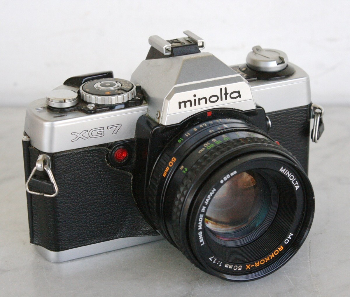 完動品】minolta XG-S & MD ROKKOR 50mm F1.7 完動品】minolta XG-S