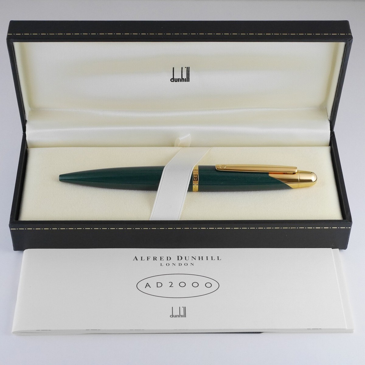 dunhill AD2000 Metallic Green GT Ballpoint Rollerball Pen