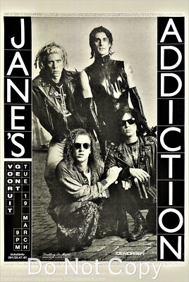 Jane's Addiction concert Poster Show 12