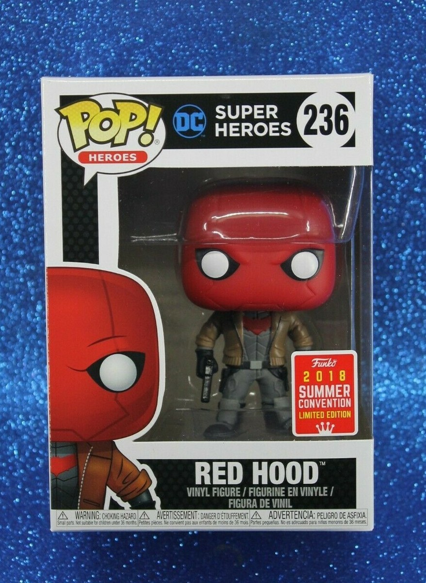 FUNKO POP HEROES DC SUPER HEROES #236 RED HOOD (2018 SDCC/SCE