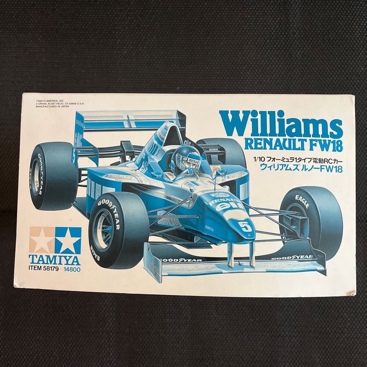 TAMIYA 1/10 RC Williams Renault FW18 F-1 Racing Car Model Kit F103