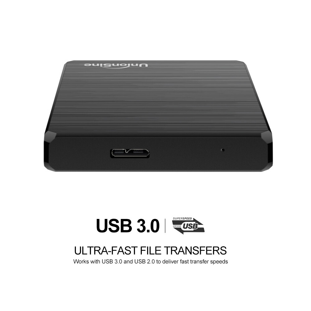 UnionSine Portable External Hard Drive USB 3.0 Laptop PS4 Storage