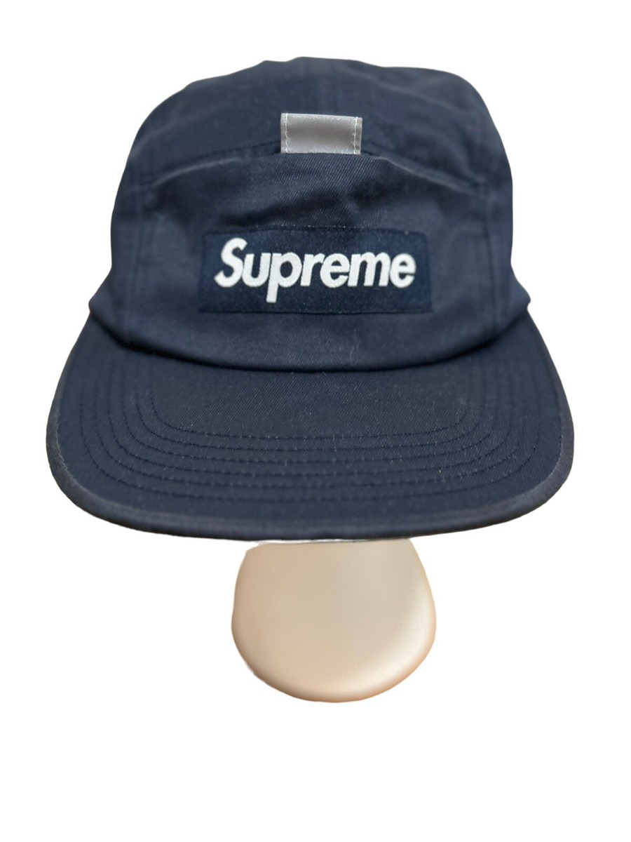 Supreme SS18 Reflective Tab Pocket 5-Panel Box Logo Camp Cap/ One