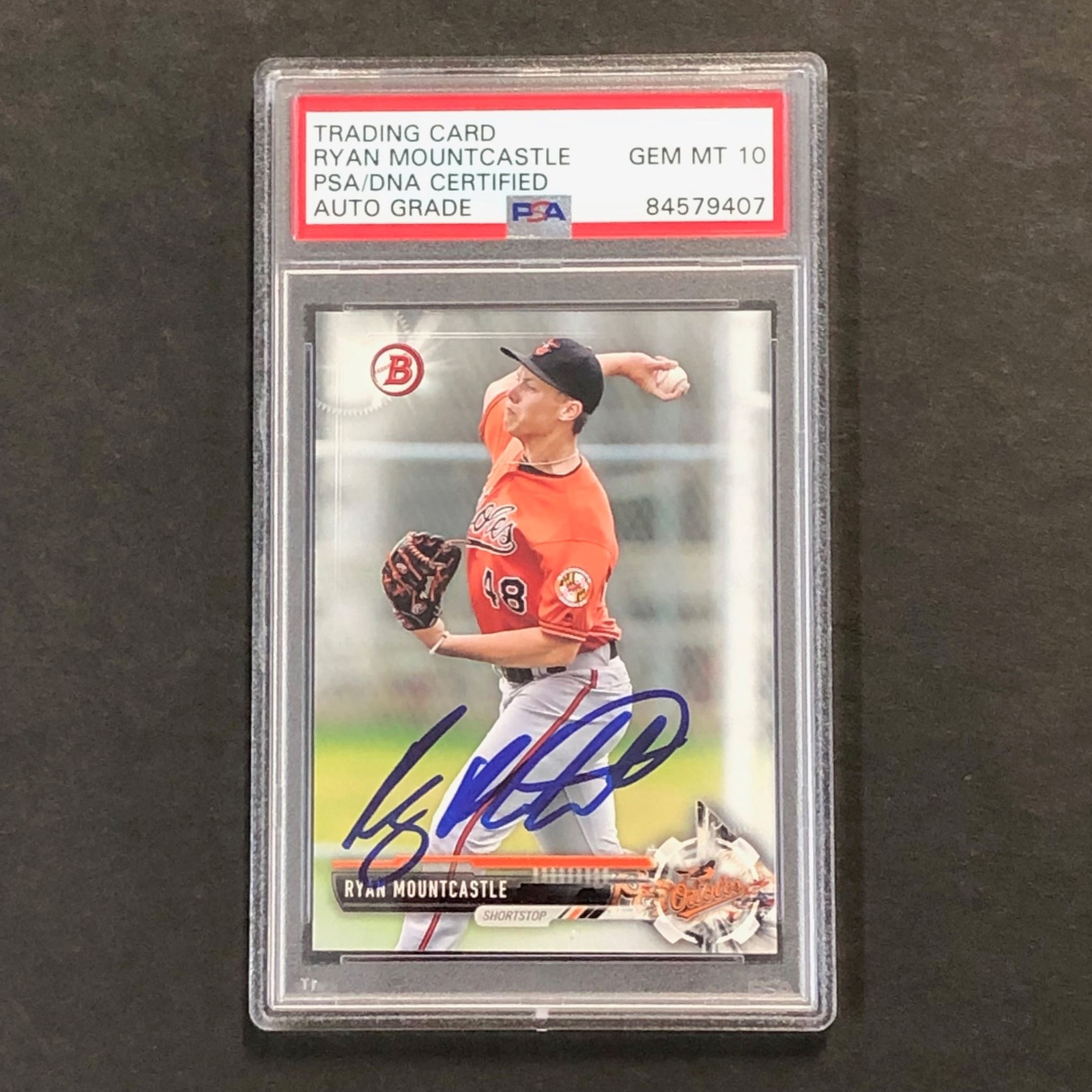 mountcastle rc autograph 70シリ topps サイン mountcastle rc