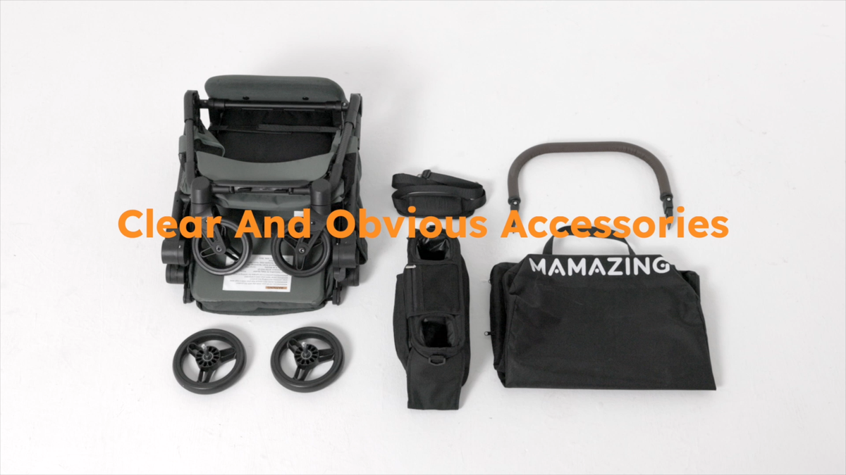 MAMAZING Lightweight Baby Stroller Compact AirplaneTravel-Friendly