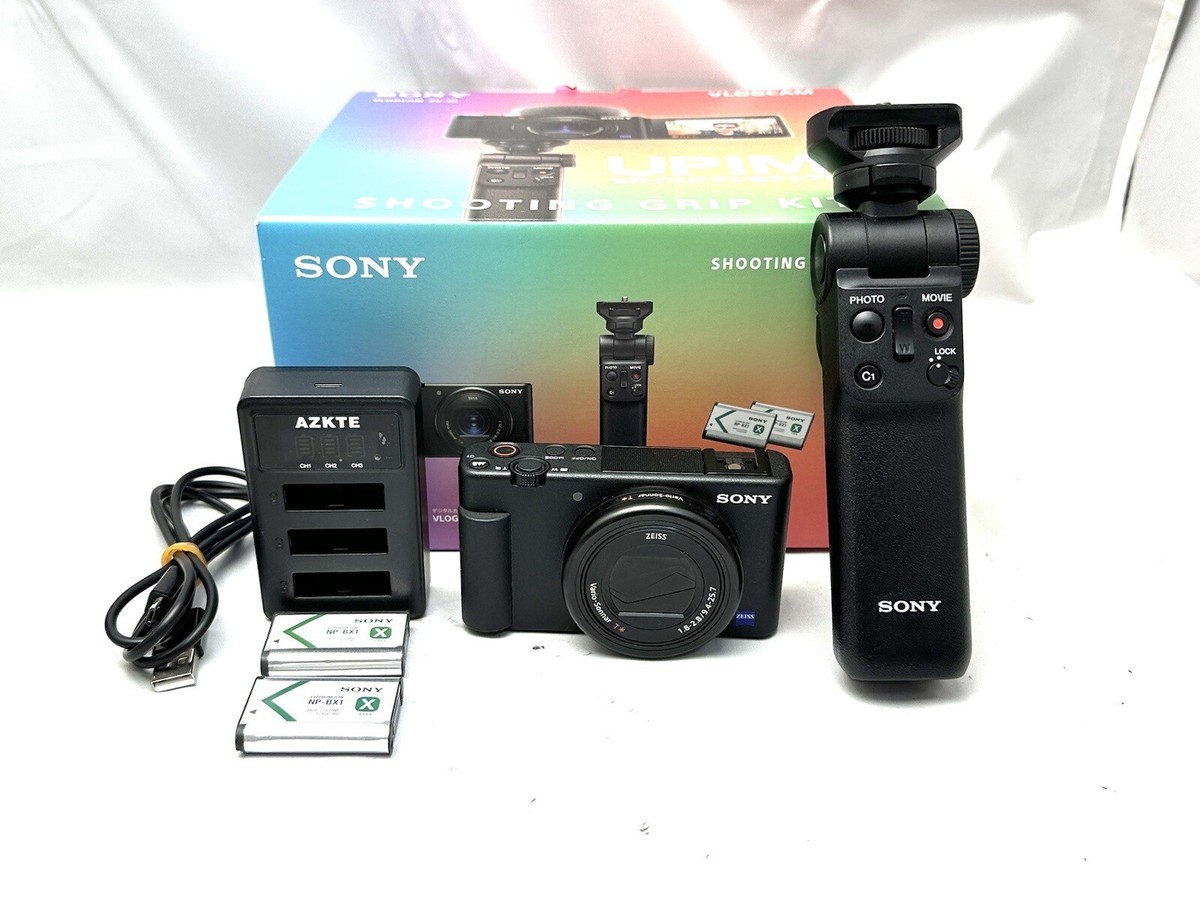 ビデオカメラ SONY VLOGCAM ZV-1G SHOOTING GRIP KIT SONY VLOGCAM ZV