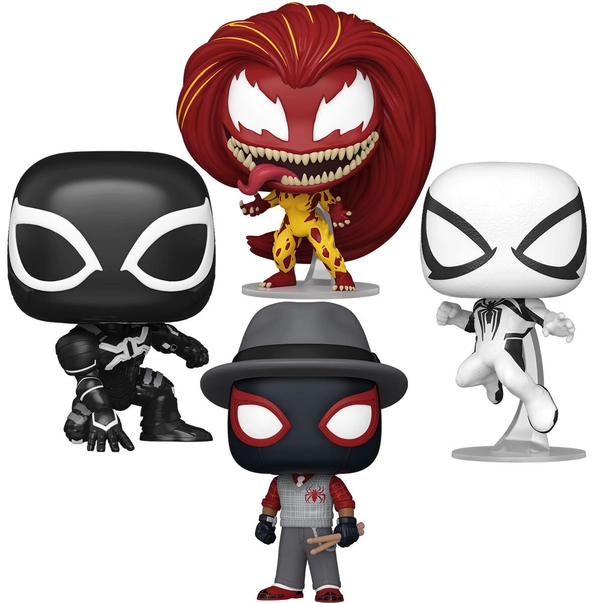 Funko Pop! Marvel Spider-man 2 Gamerverse Set Of 4 Anti Venom