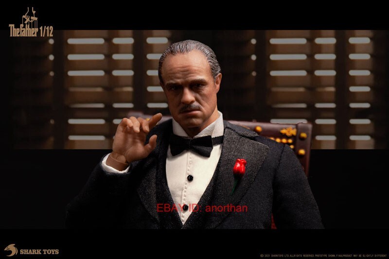 Shark Toys Godfather The Mafia Boss Vito Corleone 1/12 Action