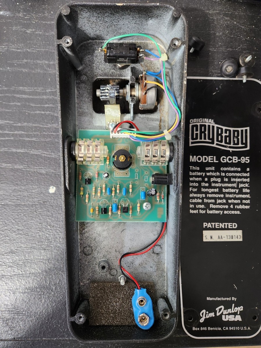CRY BABY GCB-95トゥルーバイパス化 Red LEDモディファイ 【公式通販】