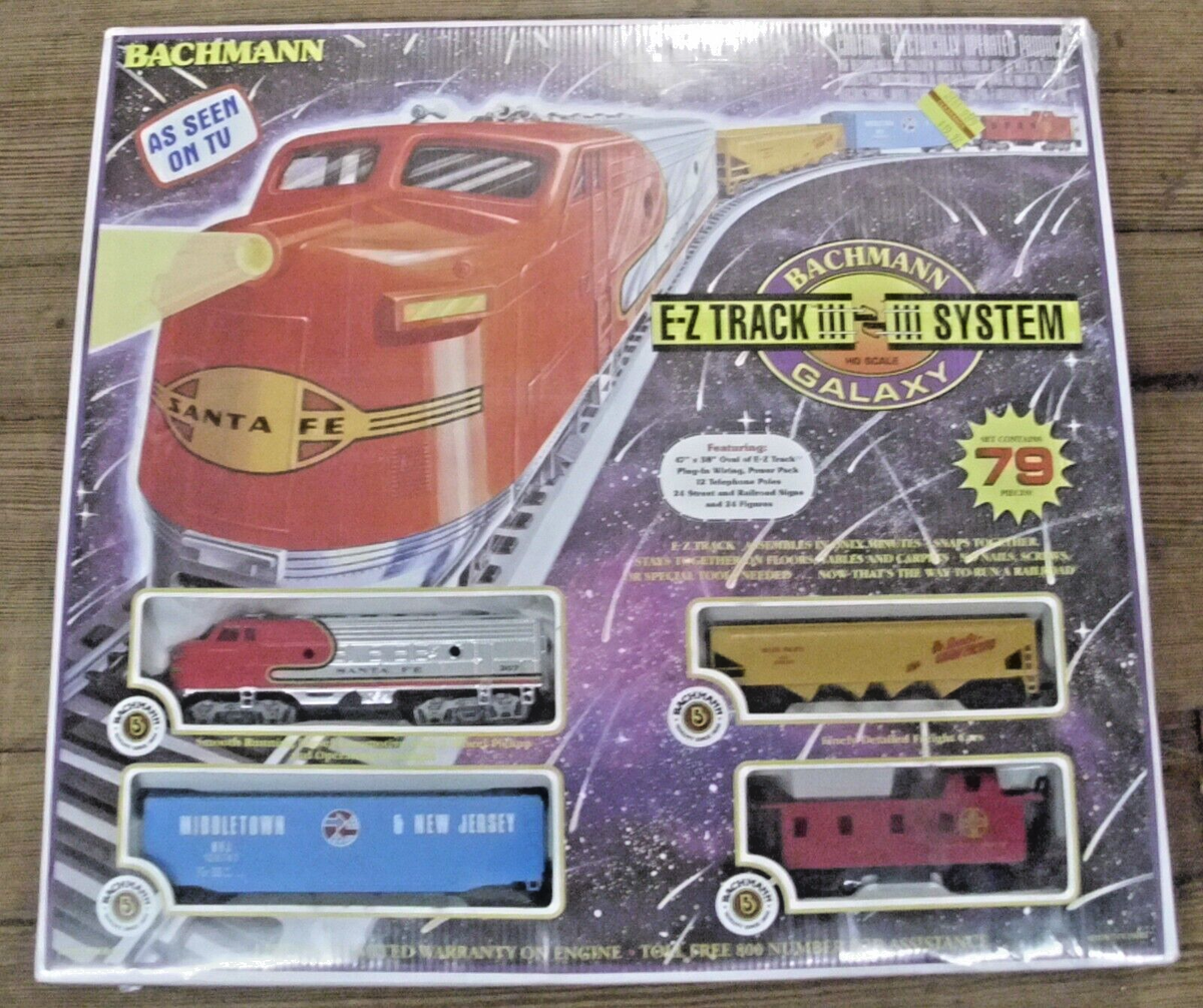 BACHMANN GALAXY HO 4 PIECE HO TRAIN SET SEALED 00610 E-Z TRACK