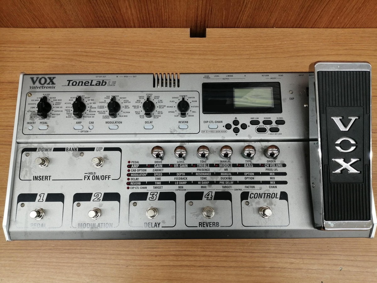 Vox ToneLab LE Electric Guitar Multi Effects Effector Vacuum Tube
