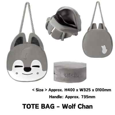 スキズ ウルフチャン トートバッグ Stray Kids Wolf Chan Tote Bag