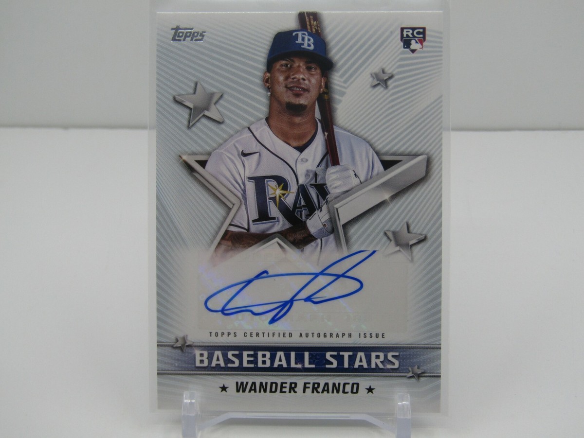 特価！topps スーパースター wander Francoルーキーサインカード