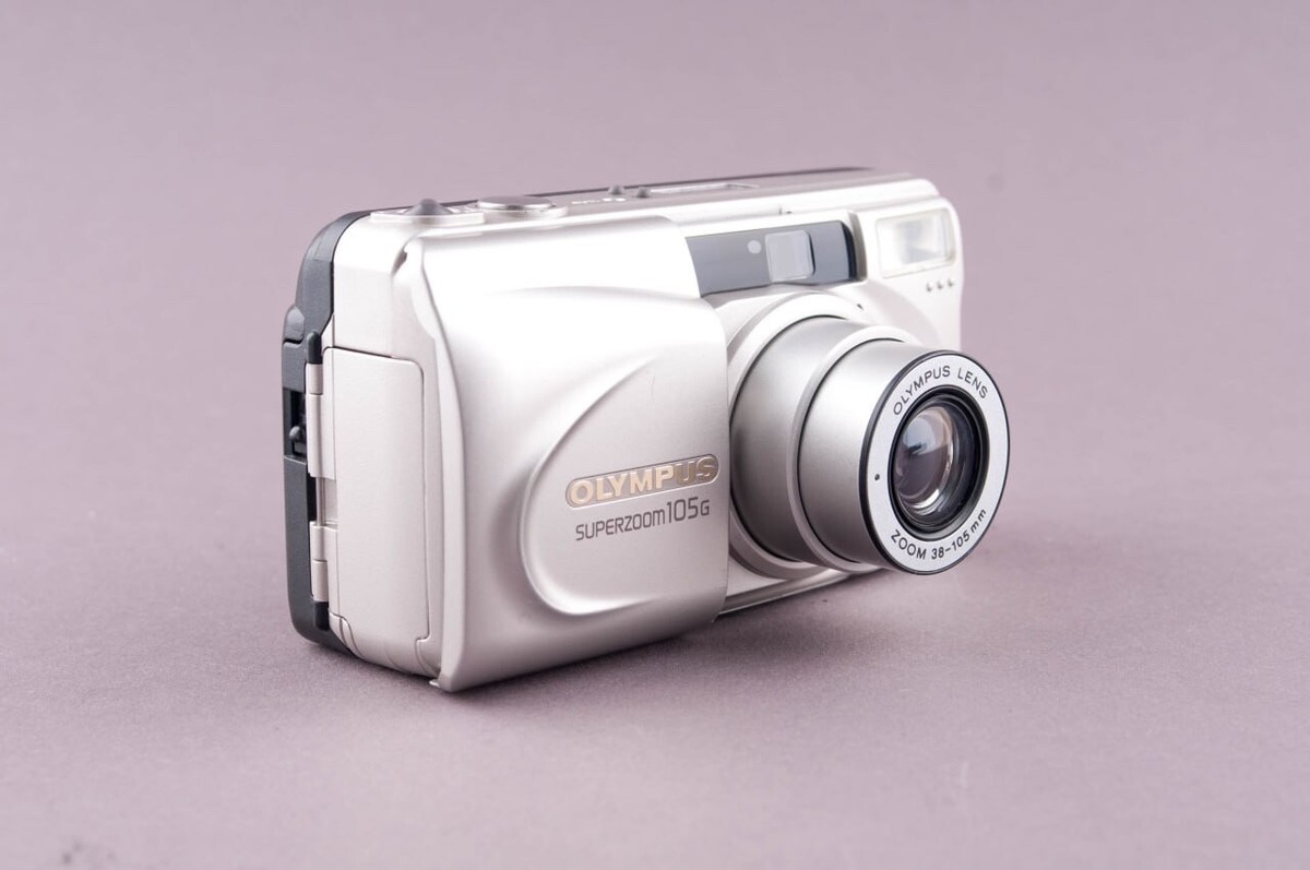 Olympus Superzoom 105G 35mm Point & Shoot Film Camera | eBay