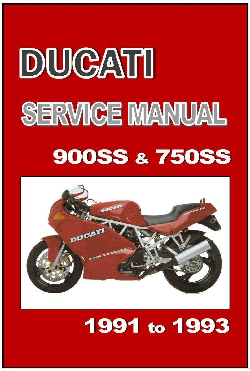 DUCATI Workshop Manual 900SS & 750SS 1991 1992 & 1993 Service