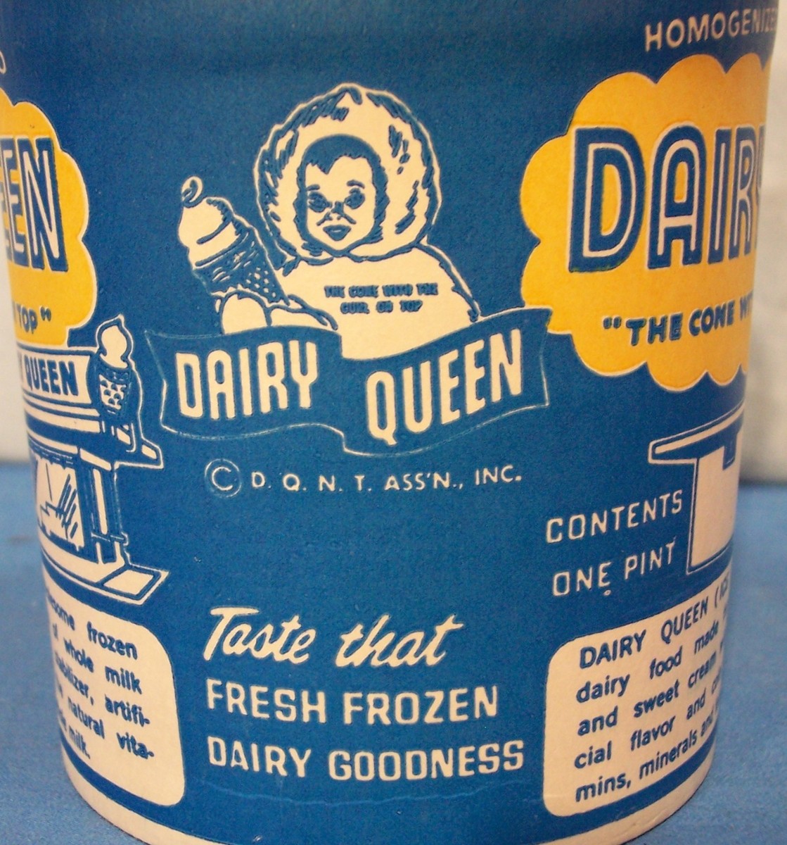 70's DQ ディリークィーン Dairy Queen ビンテージ ナプキン入 70's DQ