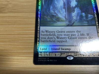 Watery Grave 湿った墓 FOIL 007/045 MTG MTG Magic the Gathering