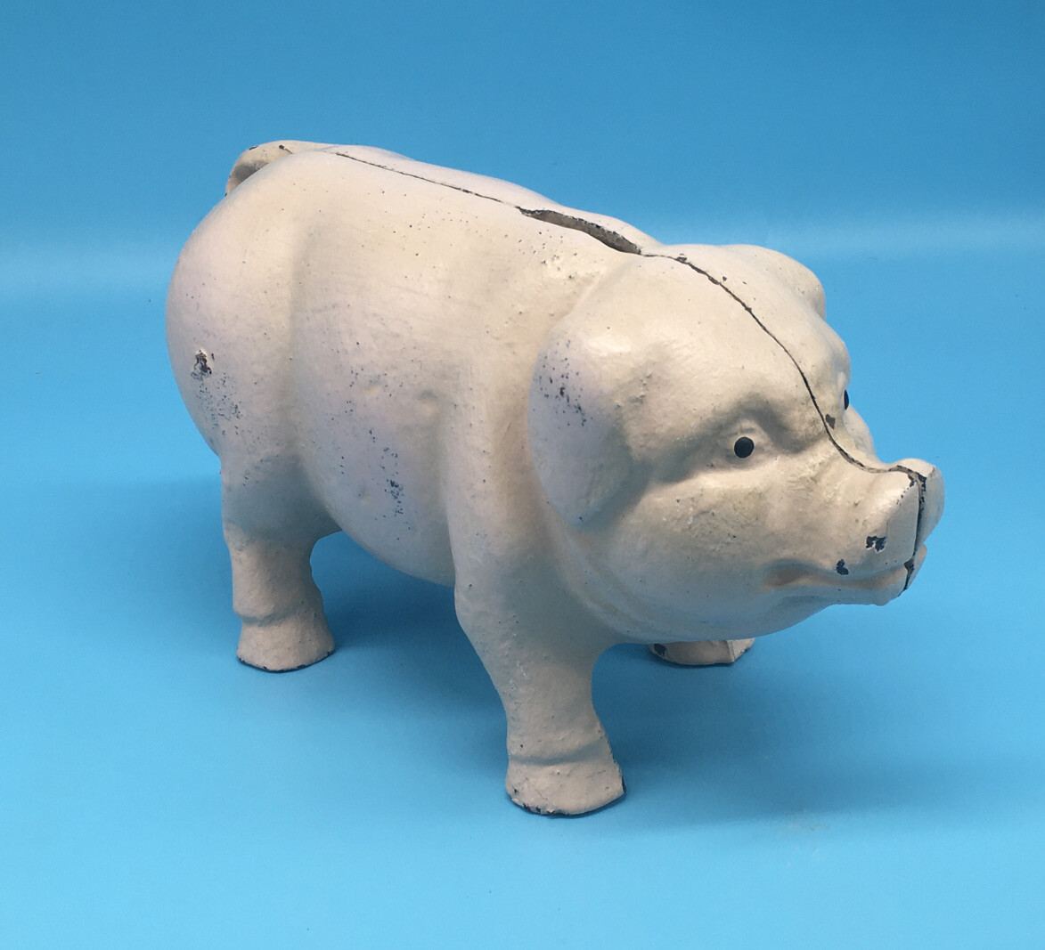 Vintage Cast Iron Pig Piggy Bank, Nice Patina ! | eBay