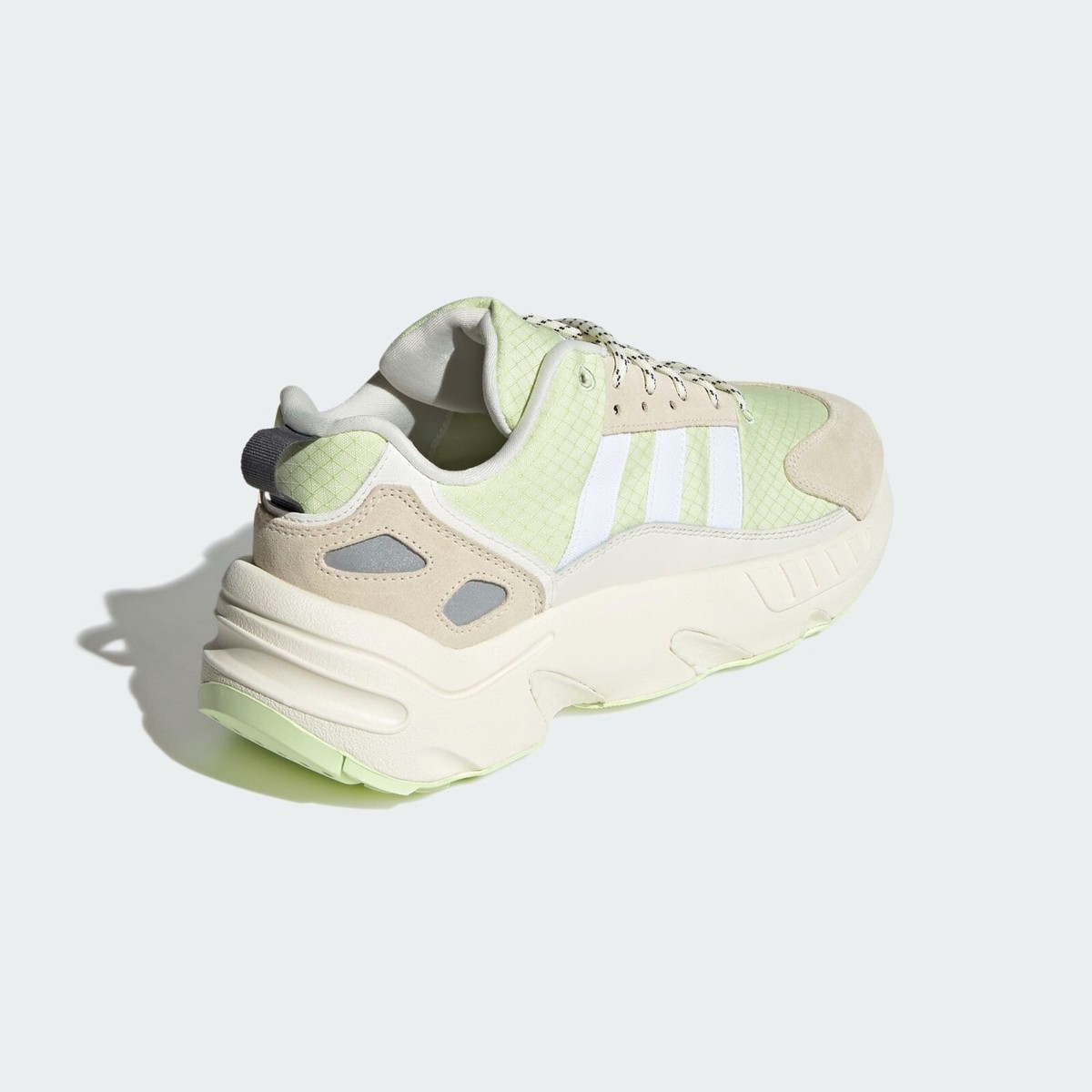 Adidas ZX 22 Boost Shoes Originals Sneakers Off White/Pulse Lime